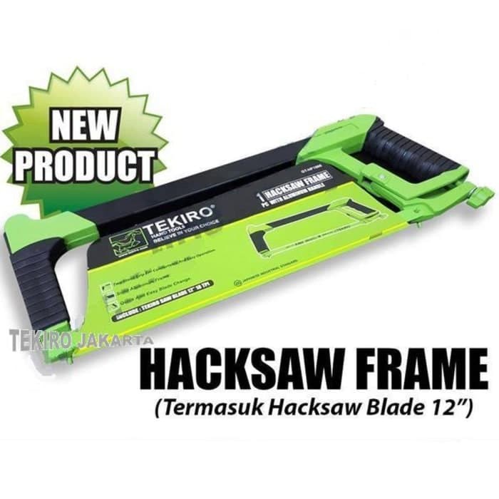 Tekiro Gagang Gergaji Besi + Mata - Gergaji Besi Tekiro 12 Inchi - Gergaji Besi Set TEKIRO