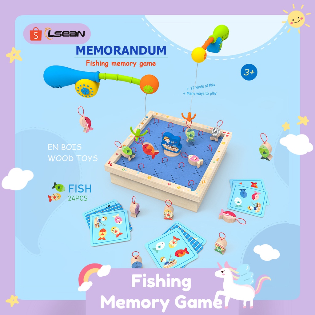 MAINAN PANCING ANAK | FISHING WOODEN TOY