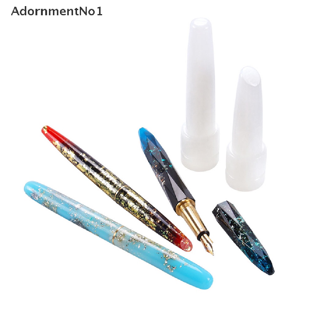 (AdornmentNo1) Cetakan Resin Epoksi Handmade DIY Bentuk Pulpen Bahan Silikon