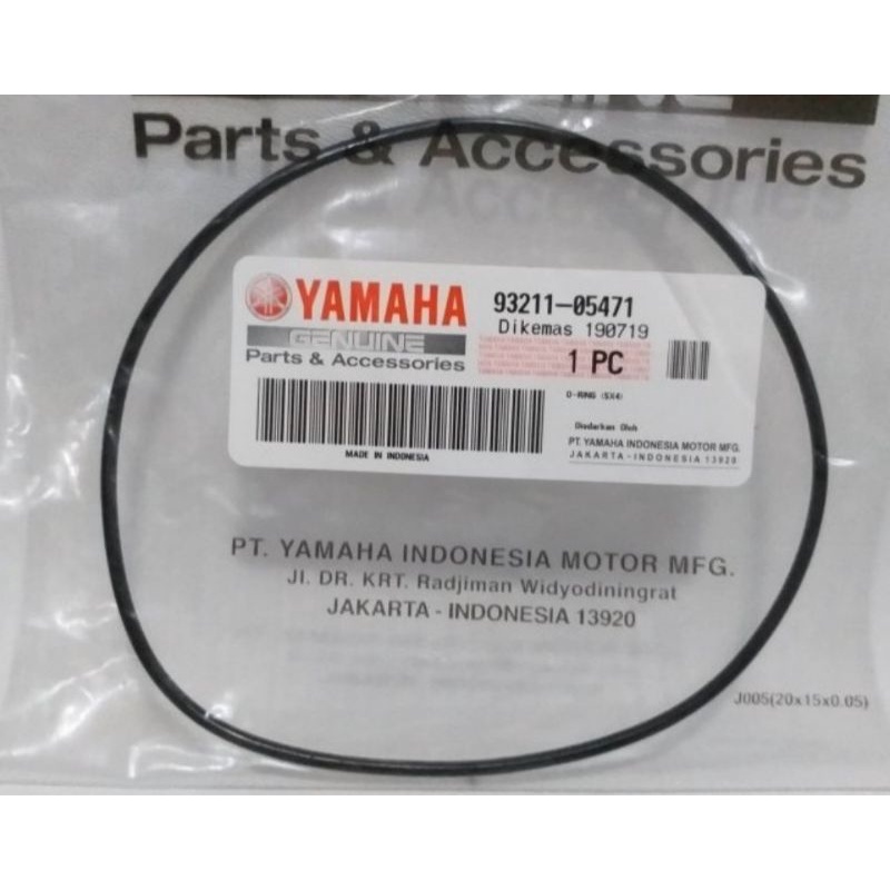 KARET ORING FOUR TUTUP KETENG SCORPIO ASLI ORI YAMAHA 93211 05471