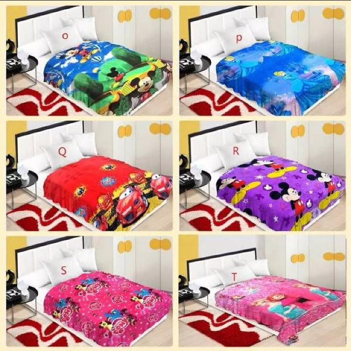 [COD] Selimut karakter Bulu Halus Uk 150 x 200