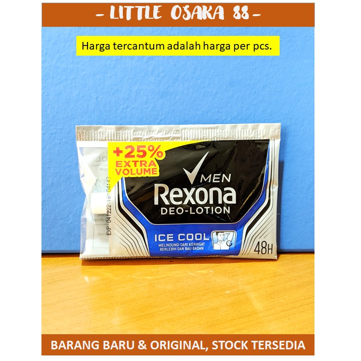 Rexona Sachet Cowo Atau Cewe 9 gr per Sachet