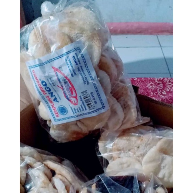 

Kerupukkemplang ango besar isi 40 asli Lampung