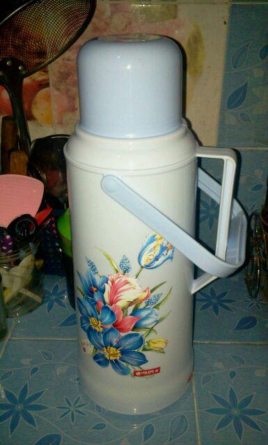 Thermos Air Panas 2 Ltr Vacuum Flask Corona Cn 50 Handle Lion Star - Only Gojek Grab