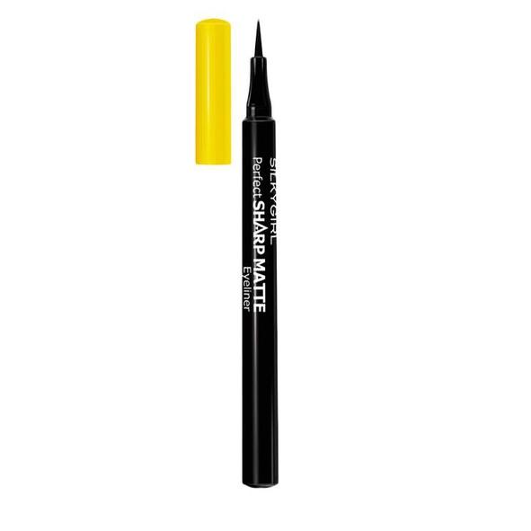 Silkygirl Perfect Sharp Matte Eyeliner - 01 Matte Black