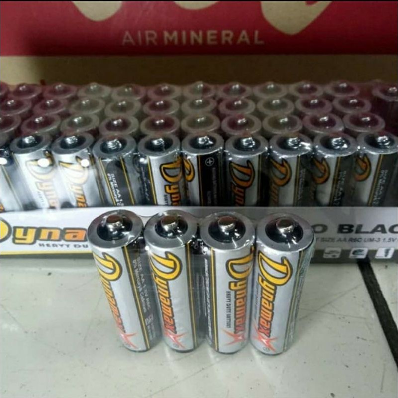 Baterai AA A2 dynamax alkaline Abu Eco Black 1,5v murah berkualitas