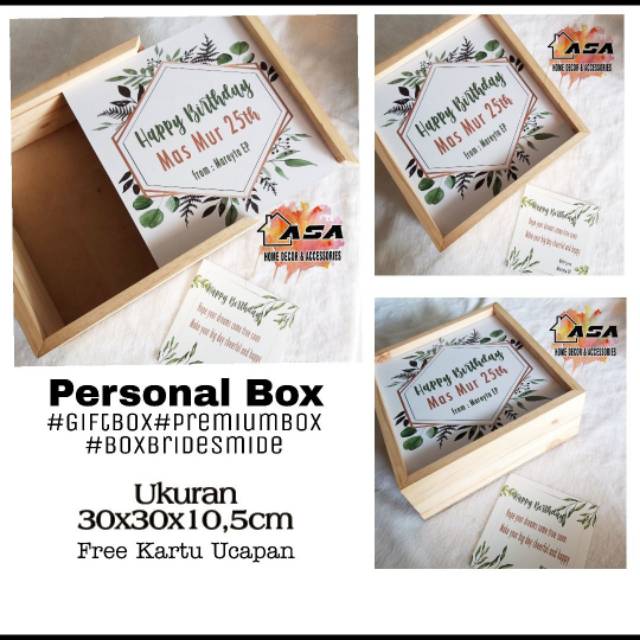 

Gift box, box seserahan, box kayu, kado pernikahan, kado wisuda, kertas kado unik,paperbag,woodenbox