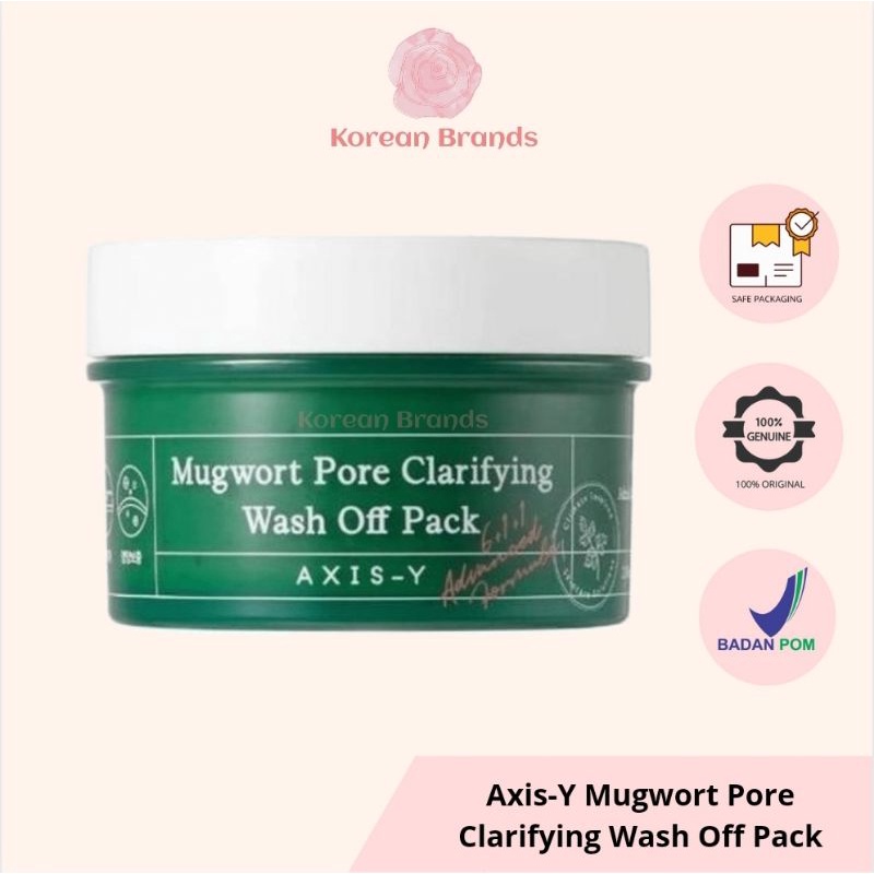 Axis-Y Mugwort Pore Clarifying Wash Off Pack 100ml