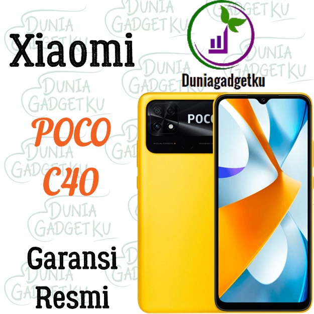 Xiaomi Poco C40 3/32GB + 4/64GB Garansi Resmi