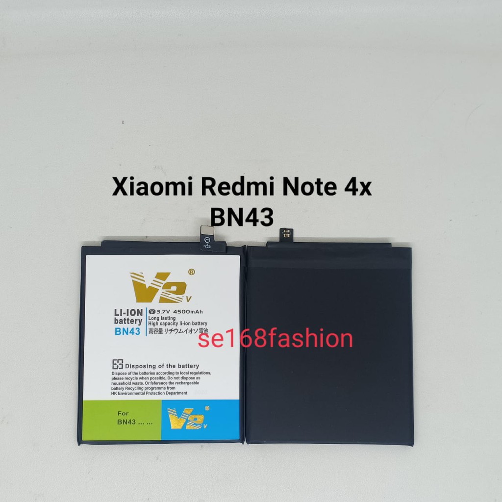 Baterai Xiaomi redmi Note 4x BN43 DoubelPower batre batere Battery