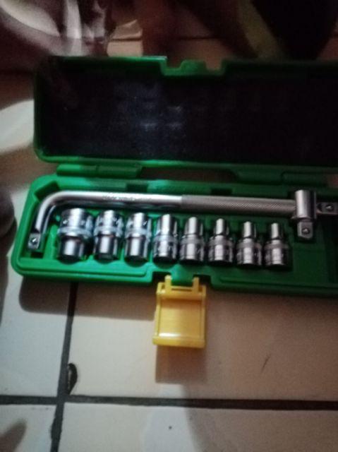 Kunci Sok Set Tekiro Socket Set Tekiro 10 Pcs Box Plastik