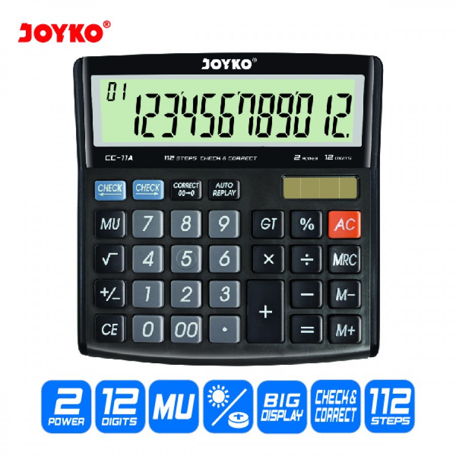 

Joyko Calculator / Kalkulator CC-11A