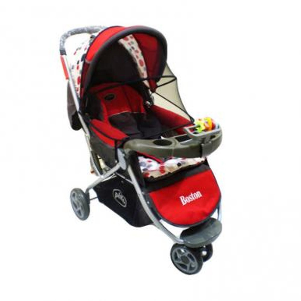 Dijual Pliko 388 Boston Red   Stroller   Kereta Dorong Bayi Murah