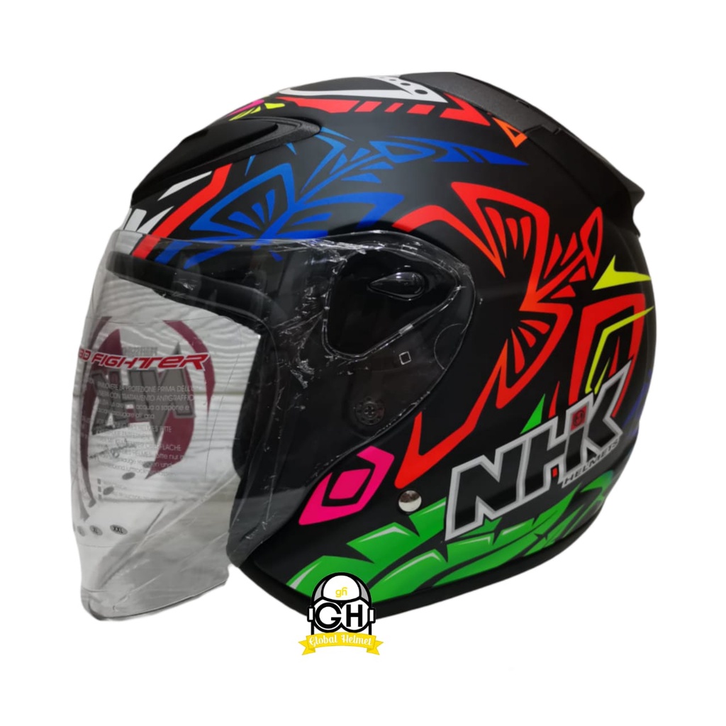 HELM NHK R6 REMY #2 BLACK DOFF GP EDITION SINGLE VISOR ORIGINAL NHK