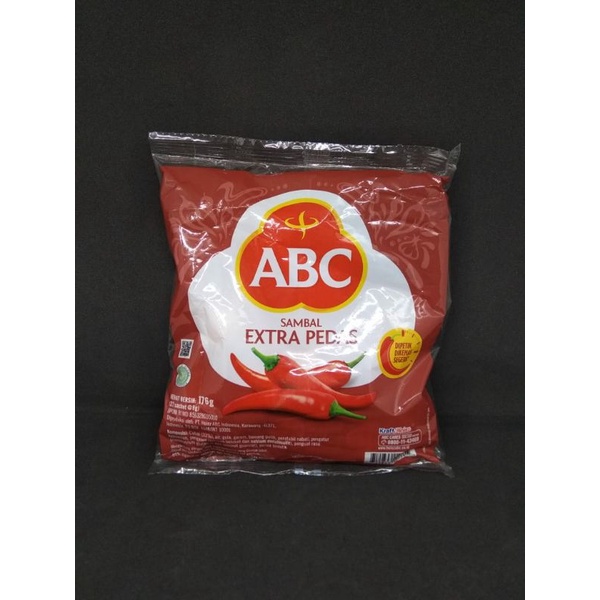 Sambal Abc Extra pedas sachet 8 gr x 22 pcs