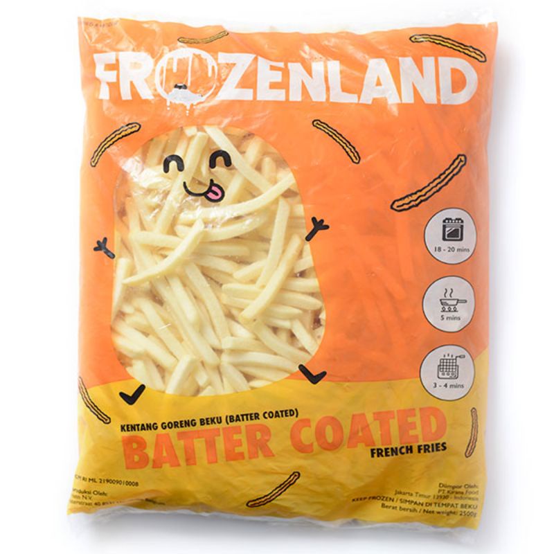 

FROZENLAND French Fries Batter Coated 500 gr