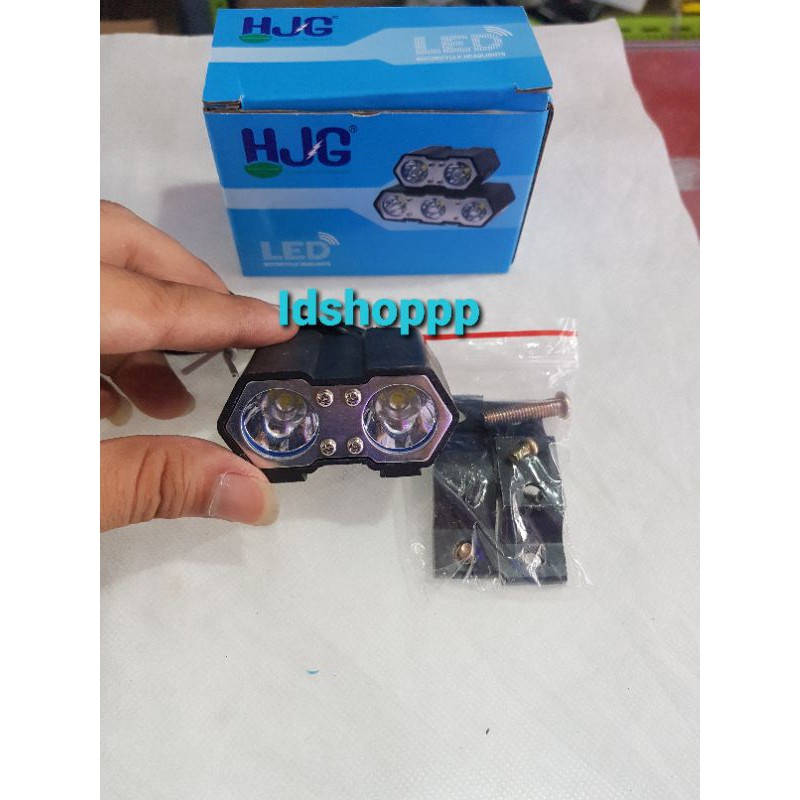 lampu tembak sorot LED Cree OWL mini 3 mata ultrafire untuk semua motor