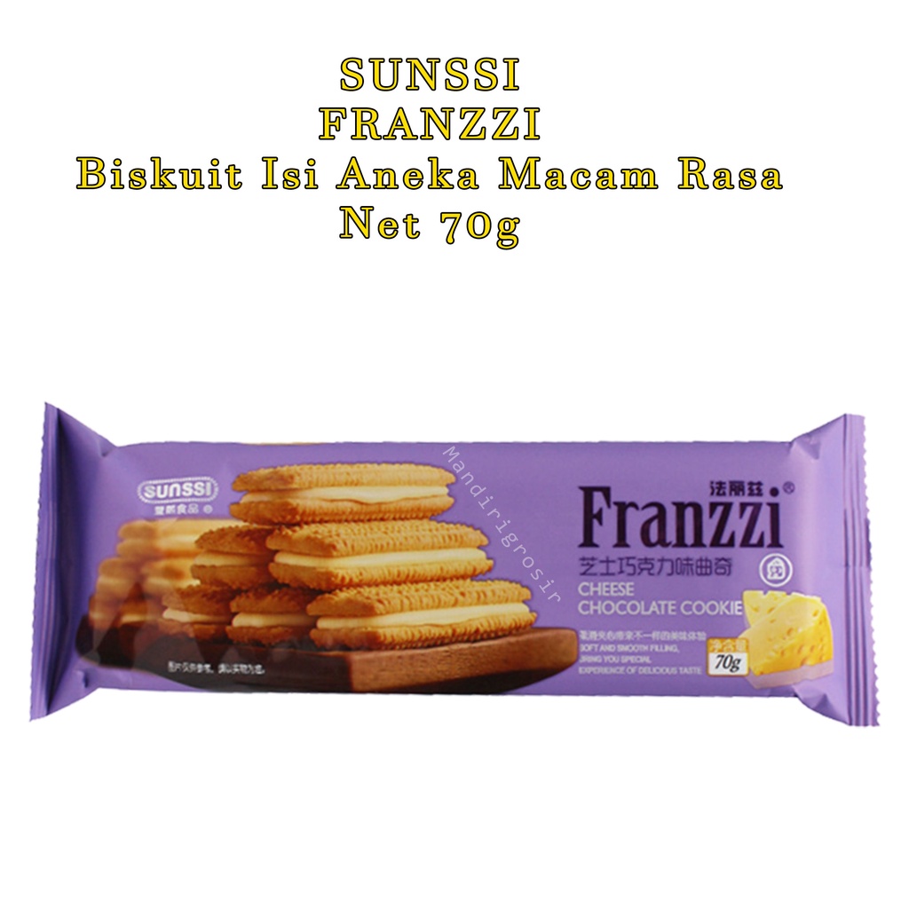 Biskuit Franzzi *Franzzi * Biskuit Isi  Aneka Macam Rasa*Biskuit *70g