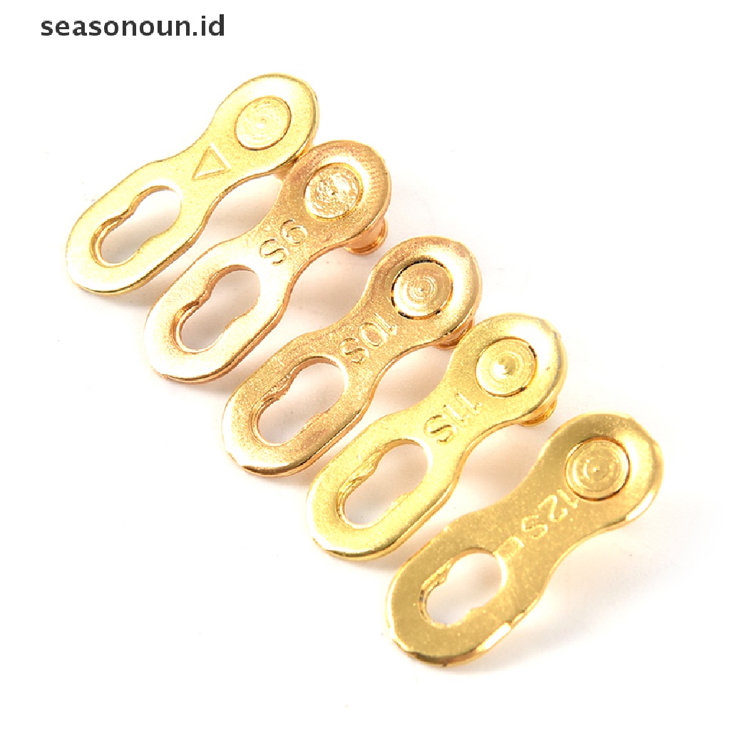 【seasonoun】 Bicycle Chain Link Connector Joints Magic Buttons Speed Quick Master Links Chain .