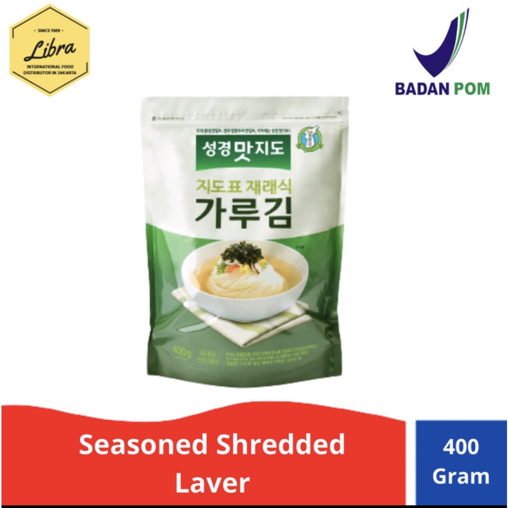 

Seasoned Shredded Laver 400 Gram