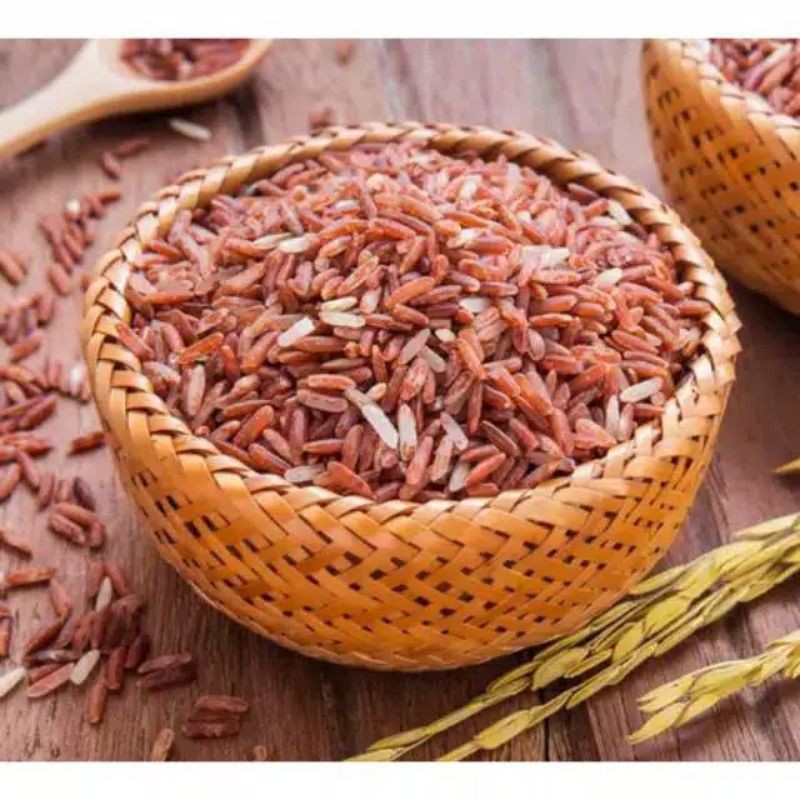 

Beras merah super pulen 1 kg / Beras merah premium