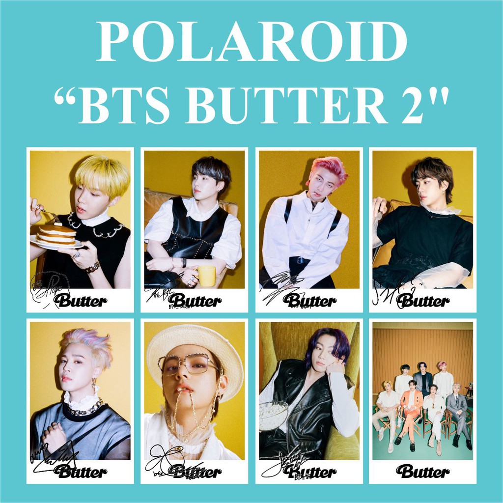 (READY STOCK) POLAROID BTS BUTTER KPOP MURAH