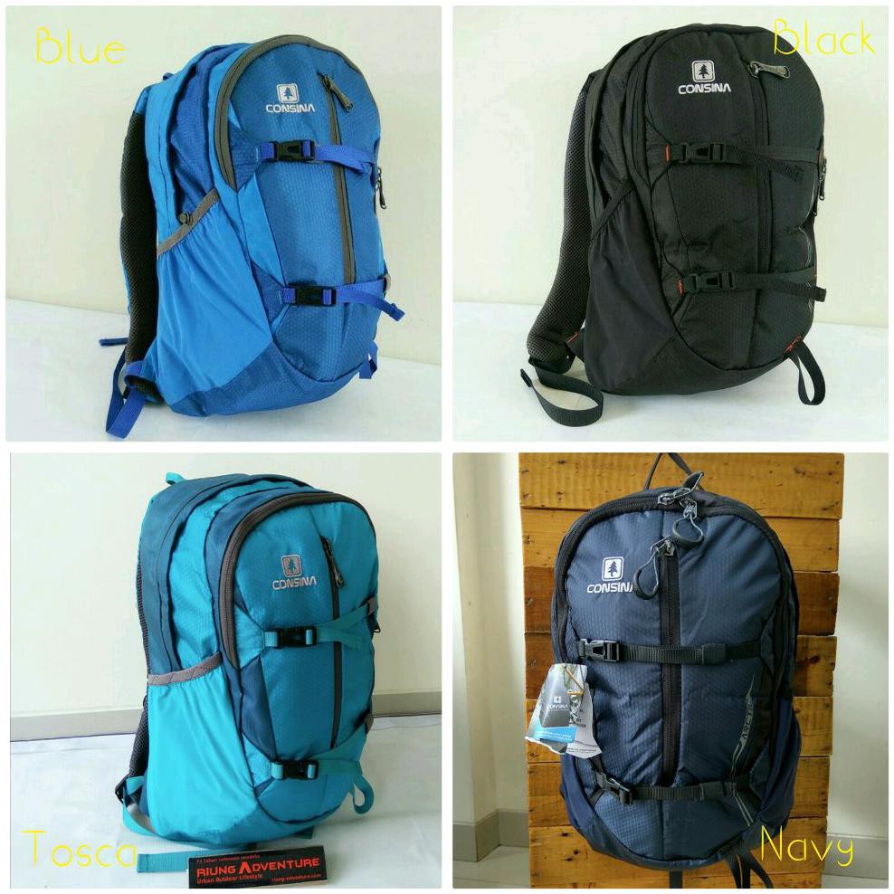 Paling Murah Daypack/Tas Punggung/Laptop Consina Arctic Biru Ori/Asli Terbaru
