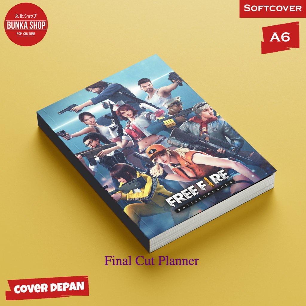 

Pocket Note Free Fire Full Character Softcover A6 Buku Tulis Catatan Notes Agenda Planner Jurnal