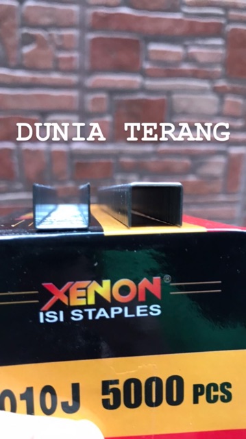 Refill Isi Staple Gun 3in1 1010J XENON 5000pcs / Isi u Alat Staples Tembak Air Stapler Nailer Blow