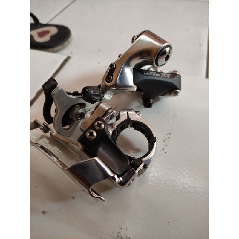 RD FD Shimano XT M739 ori japan 8 Speed