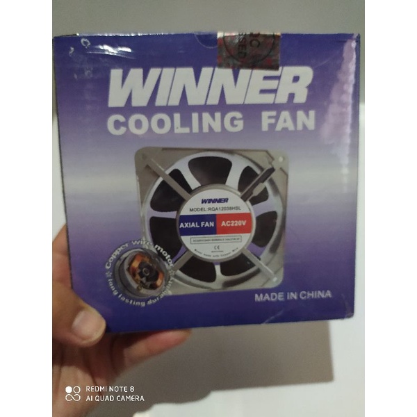 KIPAS AC 12cm 220V WINNER Asli COLLING FAN