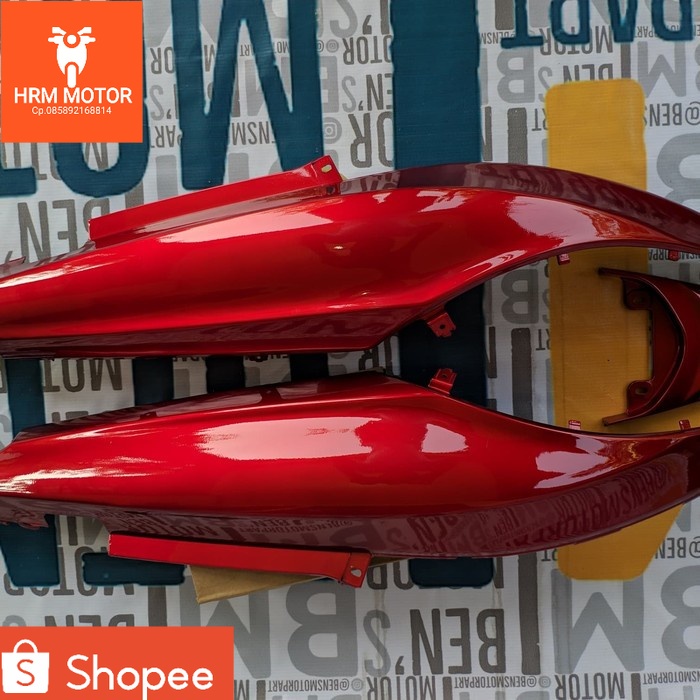 Cover Body Belakang Yamaha Mio J / Mio Gt - Body Plus Cover Tail Mio J