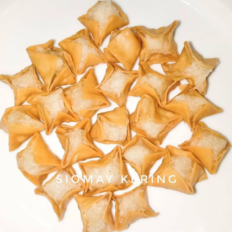 

cemilan murah siomay mini kering gurih, renyah dan hiegenis 150 gr