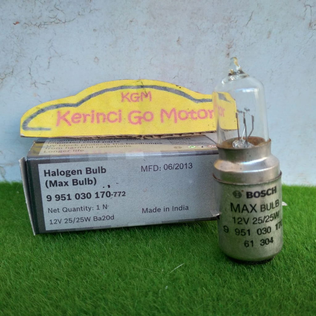 BOHLAM MOTOR VESPA HALOGEN BOSCH 12V 25/25W 9951030170