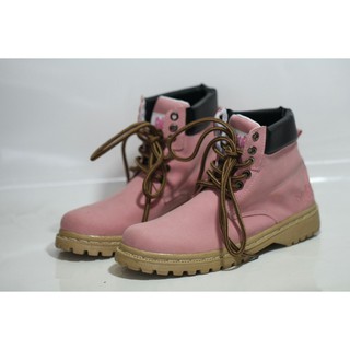 pink safety boots