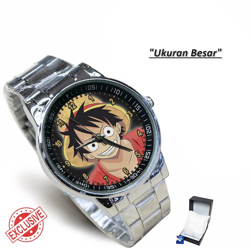 Jam Tangan Rantai Couple ONE PIECE MOTIF 2 (Special)