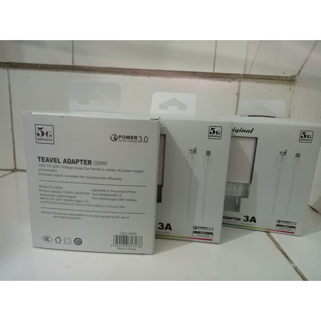 Charger Brand 3A 5G Charger universal bisa semua hp