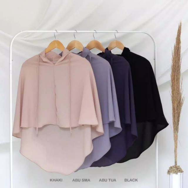Khimar MARYAM 2 Layer tali Diamond/bergo maryam 2 layer-3