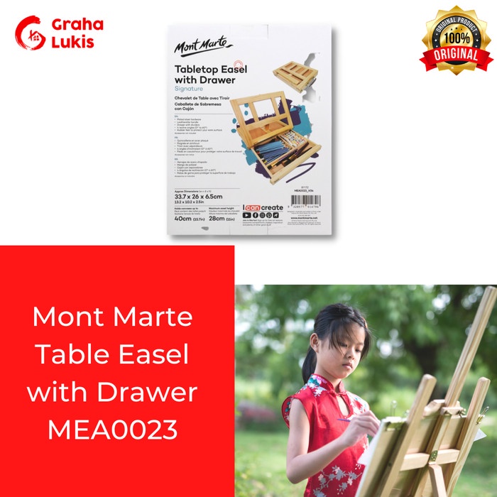 

Mont Marte Table Easel with Drawer