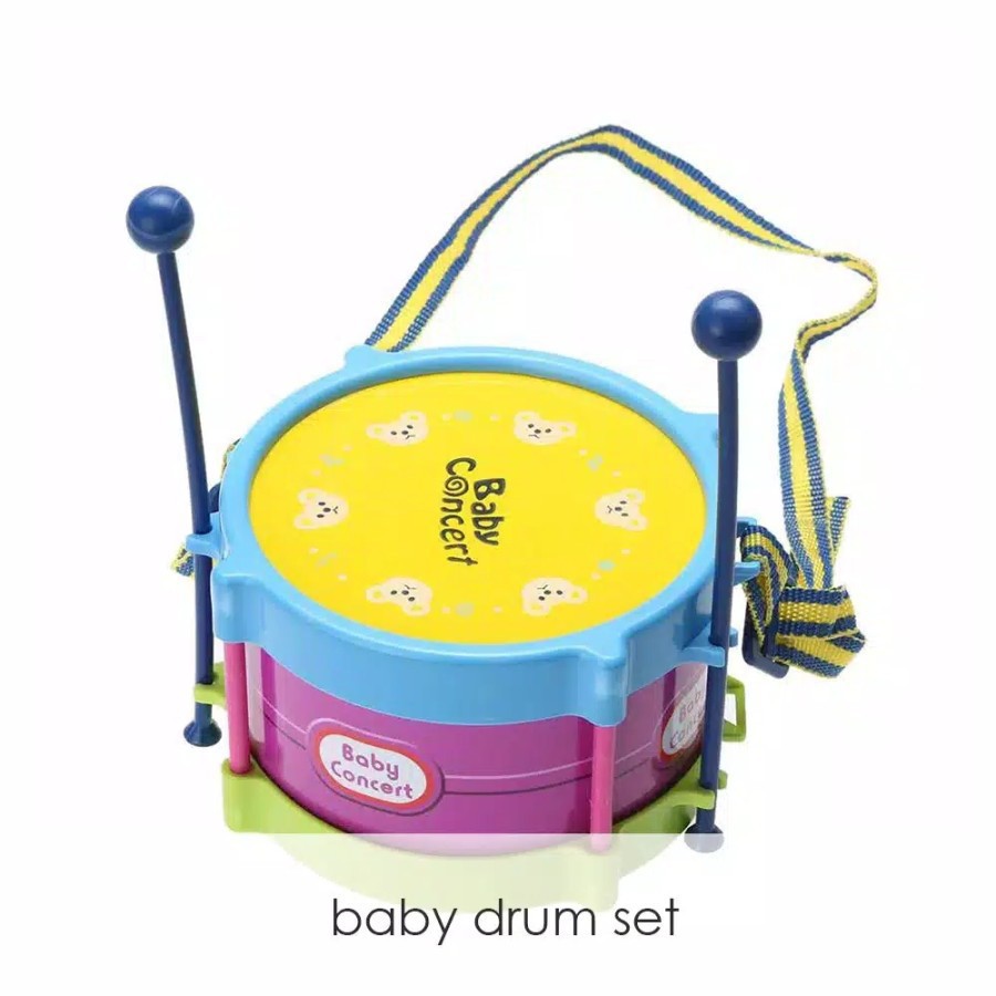 Baby Drum Set 5Pcs Mainan Alat Musik Drum Mainan Edukasi Musikal Bayi BS CBKS