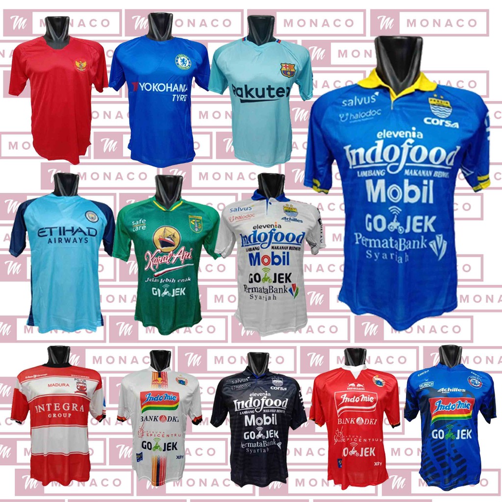 Obral Jersey Bola Persib Persija Barca