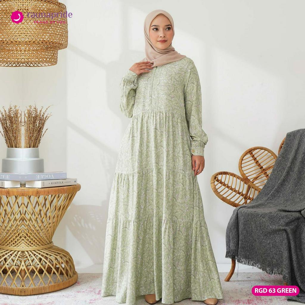 Baju  Gamis Wanita Katun Rayon / GD-63 / Fashion Muslim