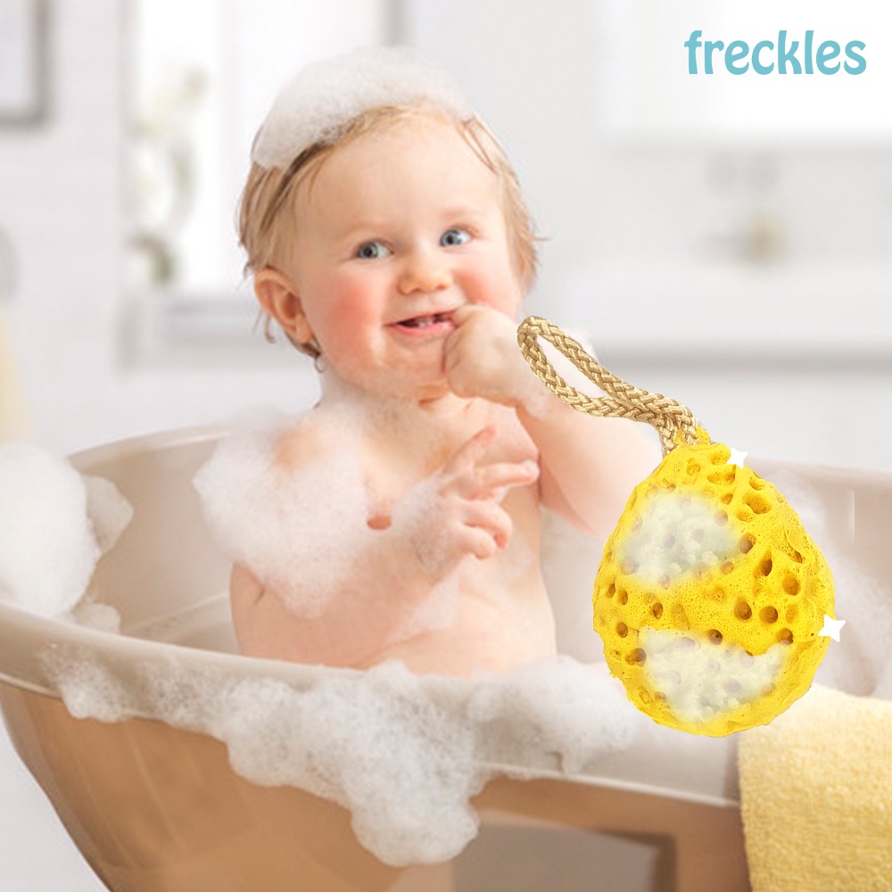 Freckles Natural Baby Bath Sponge Spons Mandi Bayi Anak dan Dewasa