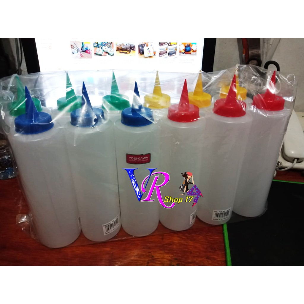 BOTOL SAUS MAYONAISE LANCIP BOTOL UJUNG LANCIP SEDANG LUSINAN