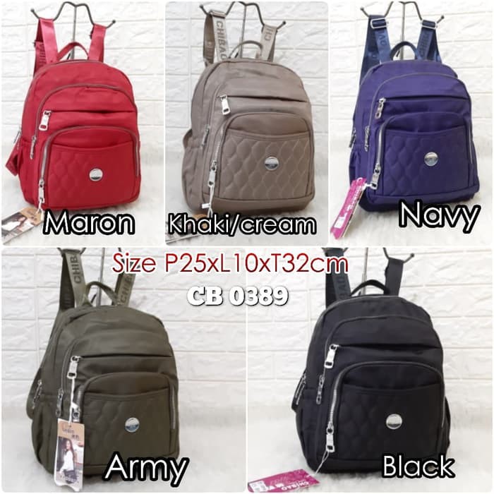 Ransel Kotak Kotak Rr84758 Tas 2 Fungsi Tas Ransel Cewek Backpac BY691 Cb0389Chibao BordirChibao Bo