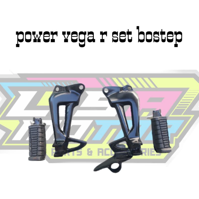 postep footstep Bostep Power Dudukan Step Pijakan Kaki Belakang Vega R new