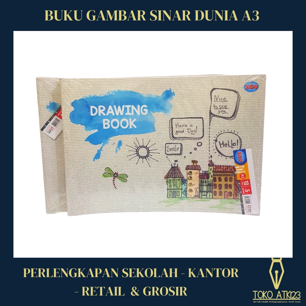 

Buku Gambar A3 Merk Sinar Dunia SIDU / Drawing Book