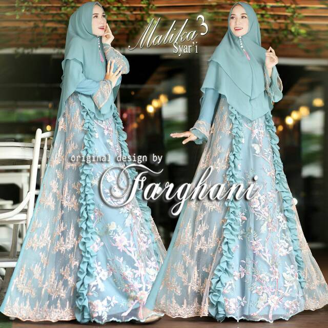 Gamis Syari Malika 3 Original by Farghani