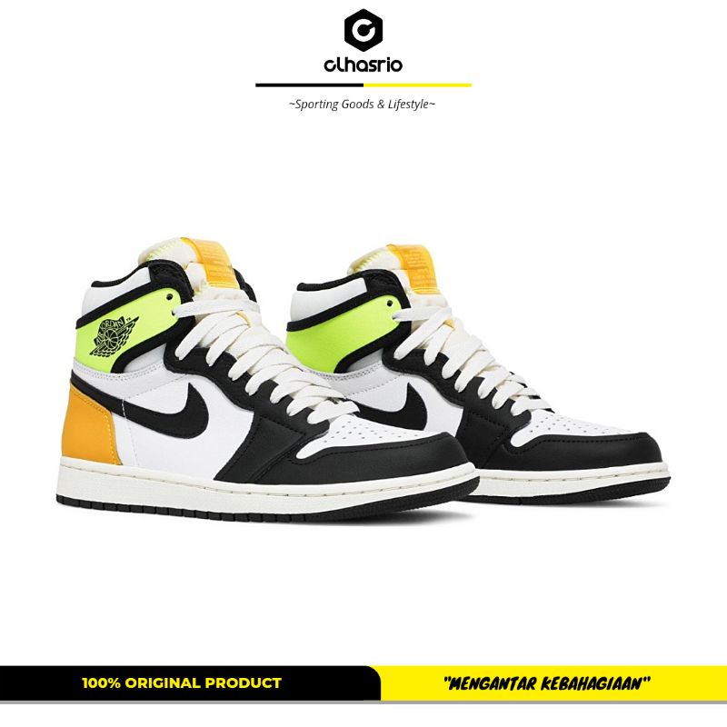 Nike Air Jordan 1 Retro High OG Black Volt Gold