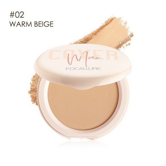 Focallure Covermax Two Way Cake Focallure Pressed Powder Focallure  Bedak Padat Focallure Bedak Focallure Bedak Focalure